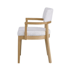 ACME Kasem Arm Chair Set of 2 – side view – Lusso Furniture Miami