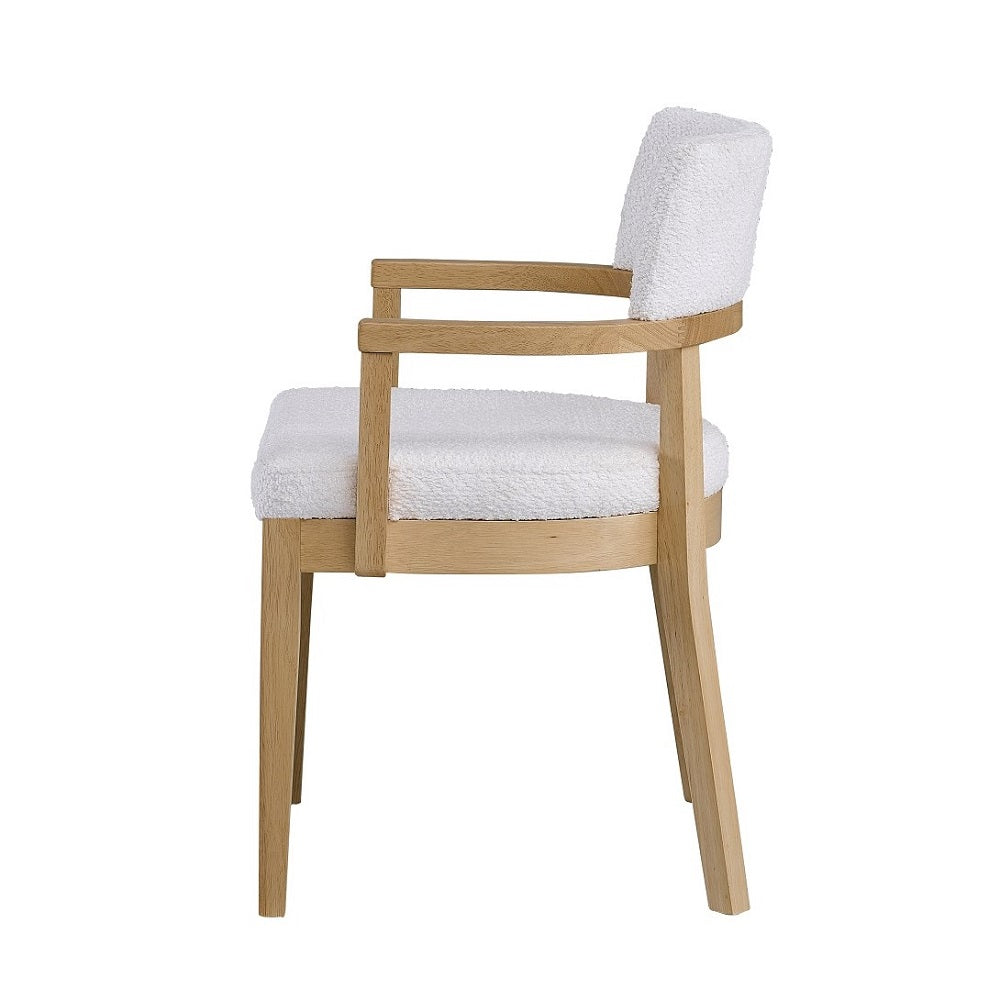ACME Kasem Arm Chair Set of 2 – side view – Lusso Furniture Miami