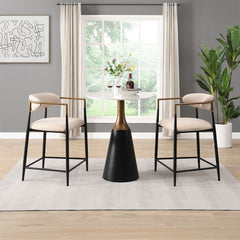 ACME Jaramillo Counter Height Chair – back view – Lusso Furniture Miami