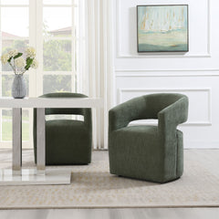 ACME Libni Swivel Arm Chair – view 20 – Lusso Furniture Miami