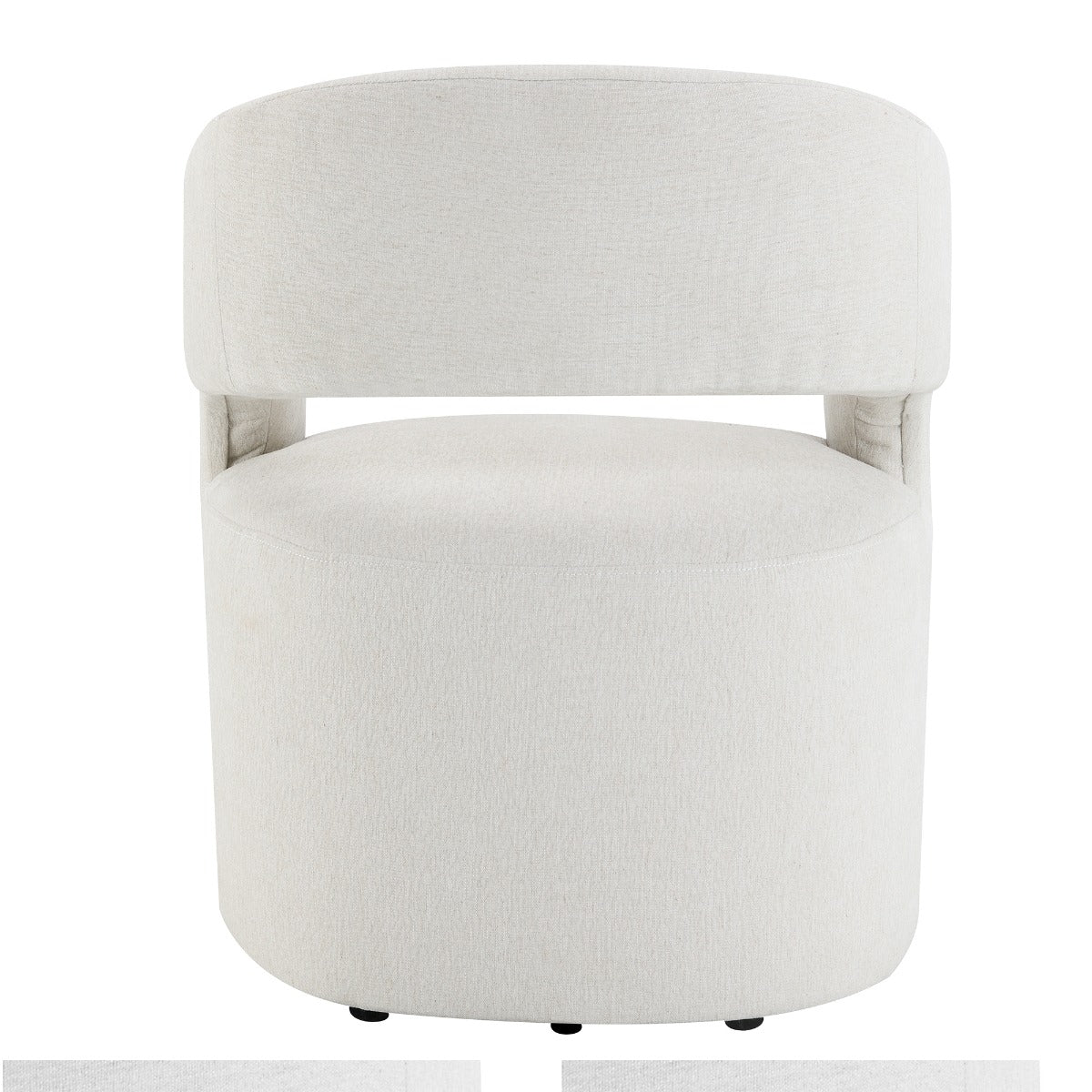 ACME Libni Swivel Arm Chair – back view – Lusso Furniture Miami