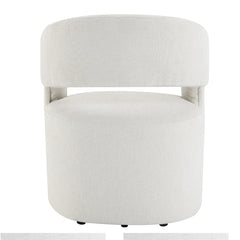 ACME Libni Swivel Arm Chair – back view – Lusso Furniture Miami