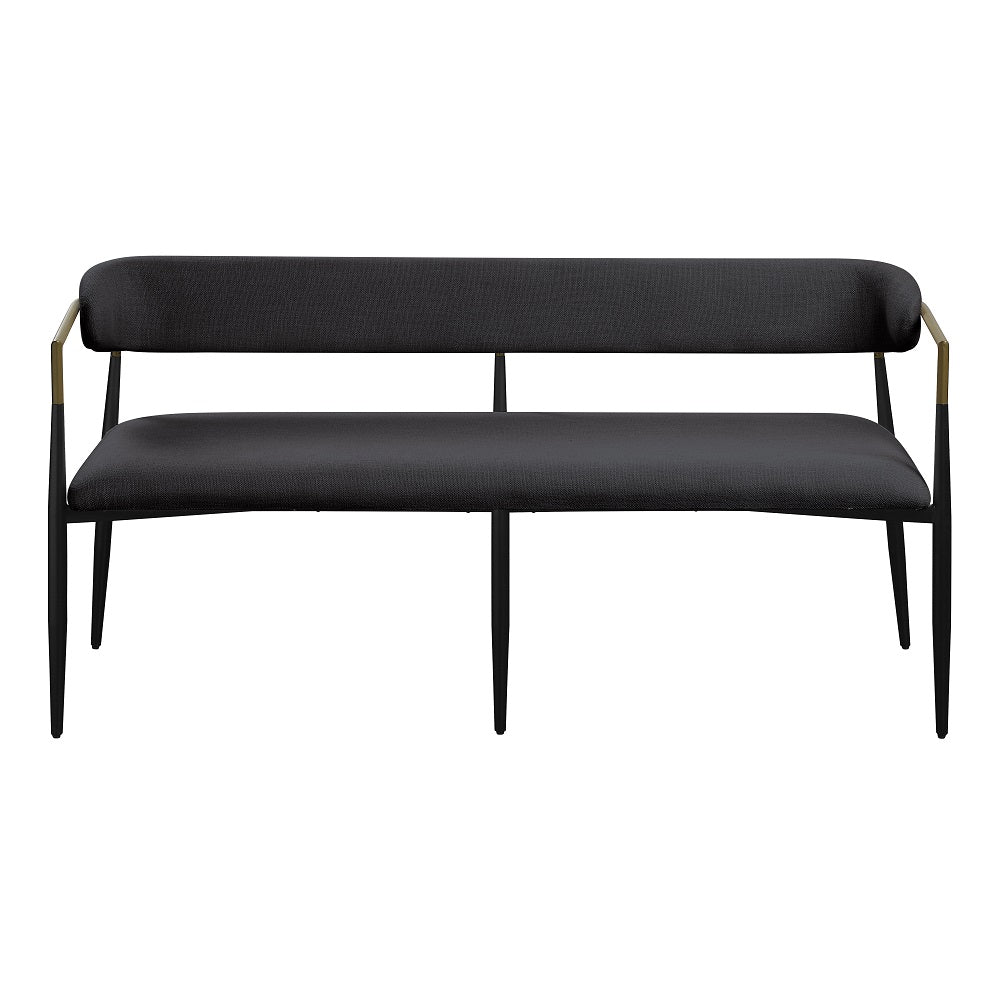 ACME Jaramillo Bench – side view – Lusso Furniture Miami