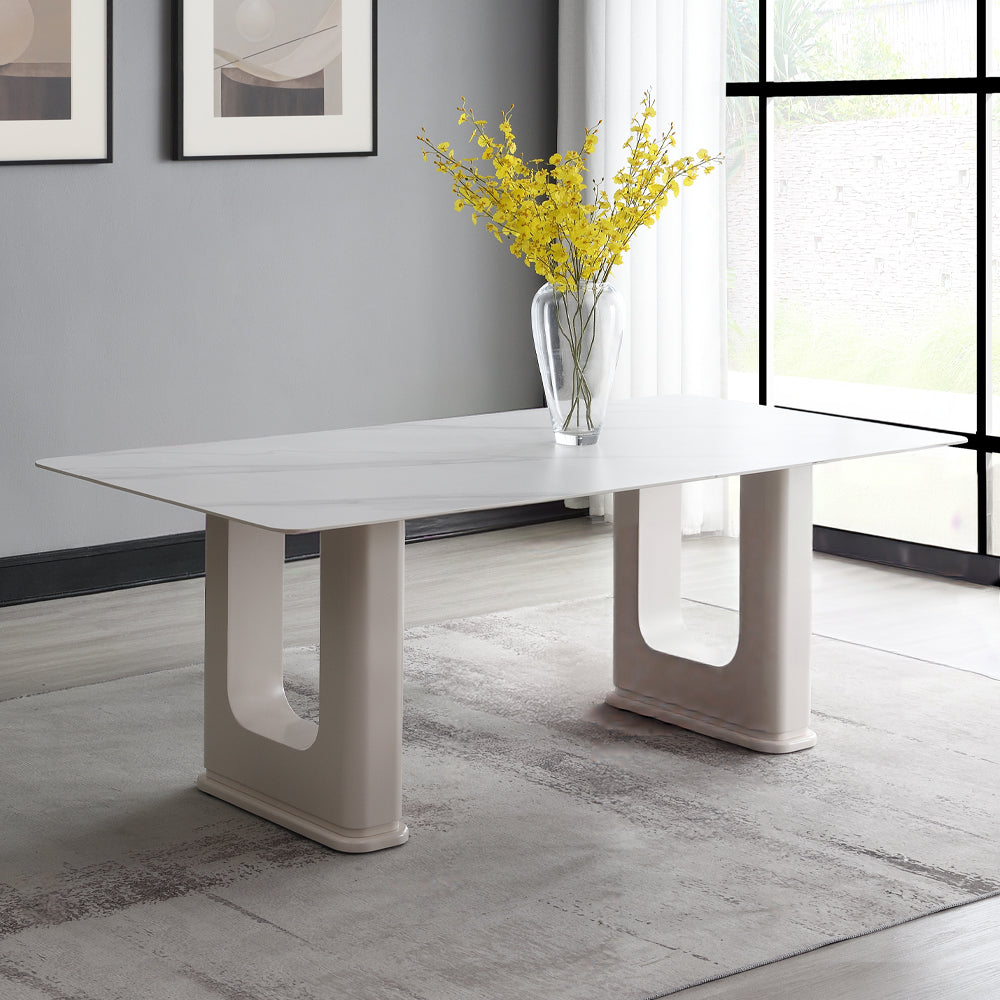 ACME Kalam Dining Table – front view – Lusso Furniture Miami
