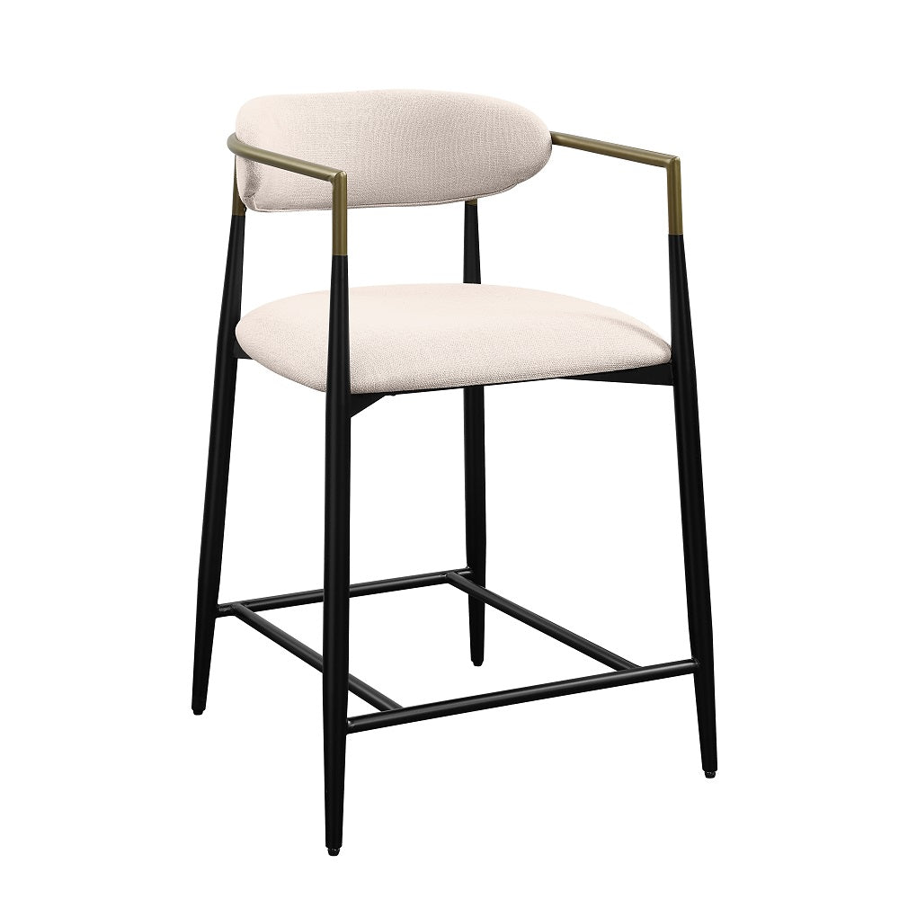 ACME Jaramillo Counter Height Chair – angle view – Lusso Furniture Miami