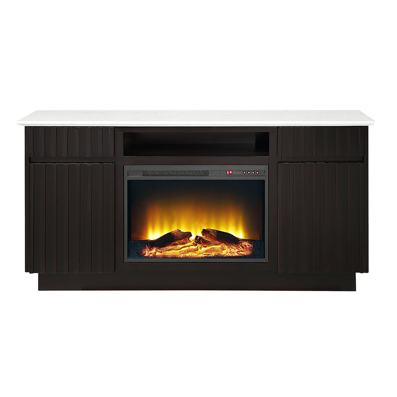 ACME Jaramillo Marble Top Fireplace Server-zoom-