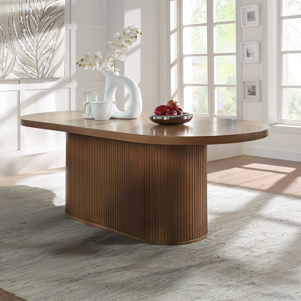 ACME Gamarya Dining Table – front view – Lusso Furniture Miami