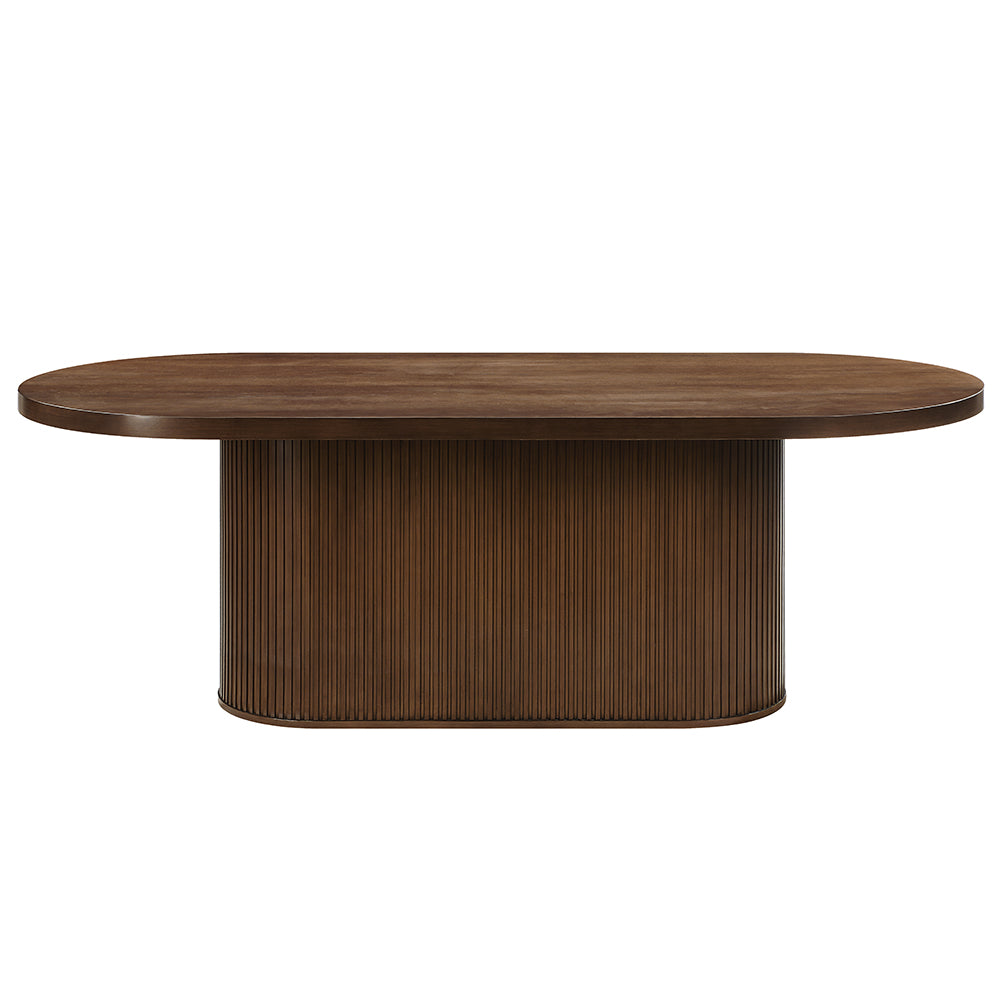 ACME Gamarya Dining Table – side view – Lusso Furniture Miami