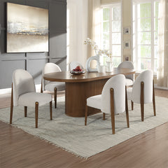 ACME Gamarya Dining Table – back view – Lusso Furniture Miami