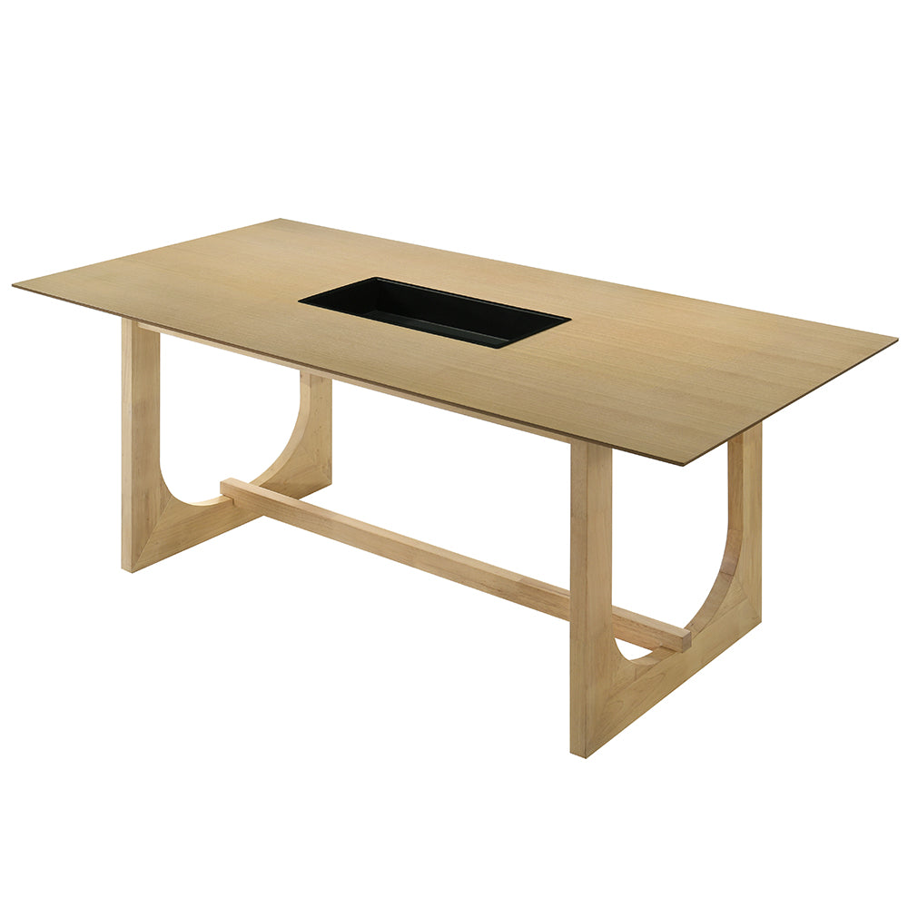 ACME Blayde Dining Table – angle view – Lusso Furniture Miami