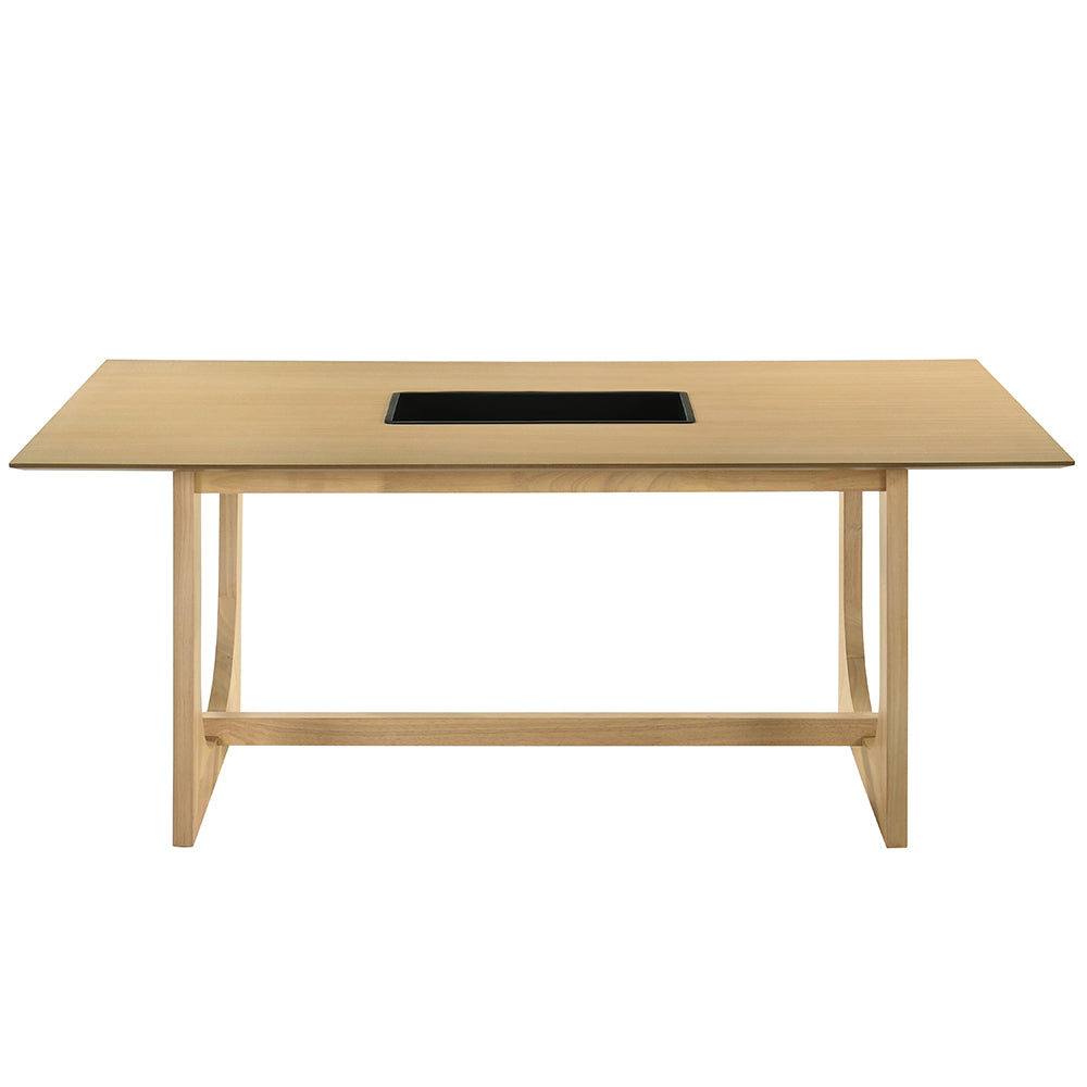 ACME Blayde Dining Table – side view – Lusso Furniture Miami