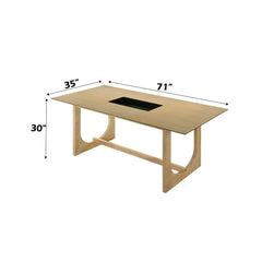 ACME Blayde Dining Table – back view – Lusso Furniture Miami