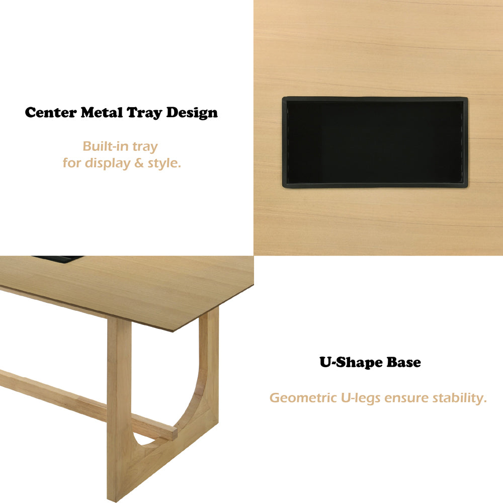 ACME Blayde Dining Table – top view – Lusso Furniture Miami