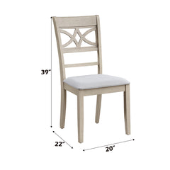 ACME Ferris Side Chair Set of 2 – top view – Lusso Furniture Miami