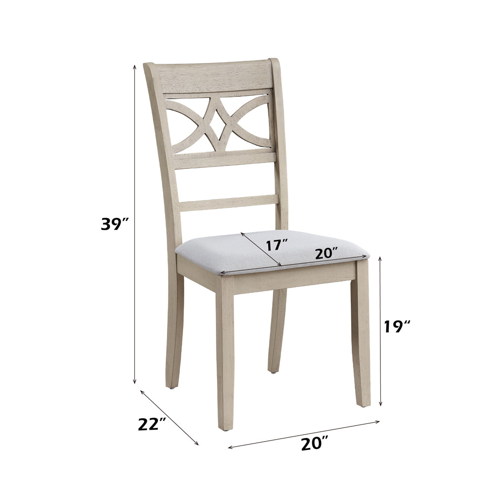 ACME Ferris Side Chair Set of 2 – alternate view – Lusso Furniture Miami