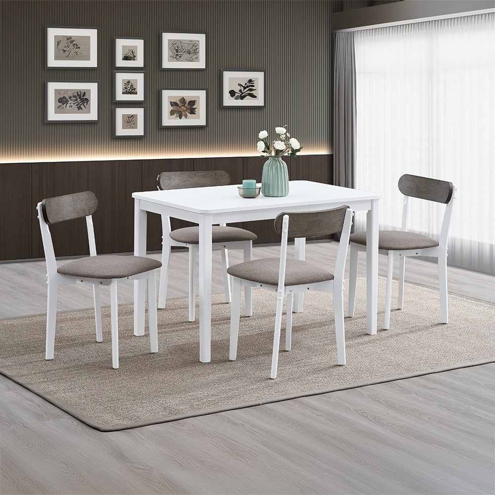 ACME Fidelity 5 Piece Dining Set – front view – Lusso Furniture Miami
