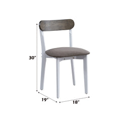 ACME Fidelity 5 Piece Dining Set – finish detail – Lusso Furniture Miami