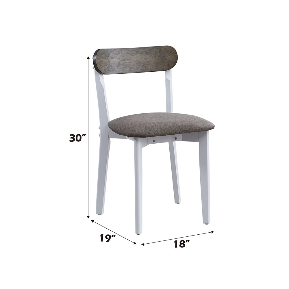 ACME Fidelity 5 Piece Dining Set – finish detail – Lusso Furniture Miami