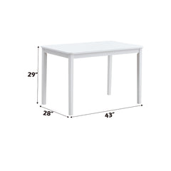 ACME Fidelity 5 Piece Dining Set – alternate view – Lusso Furniture Miami