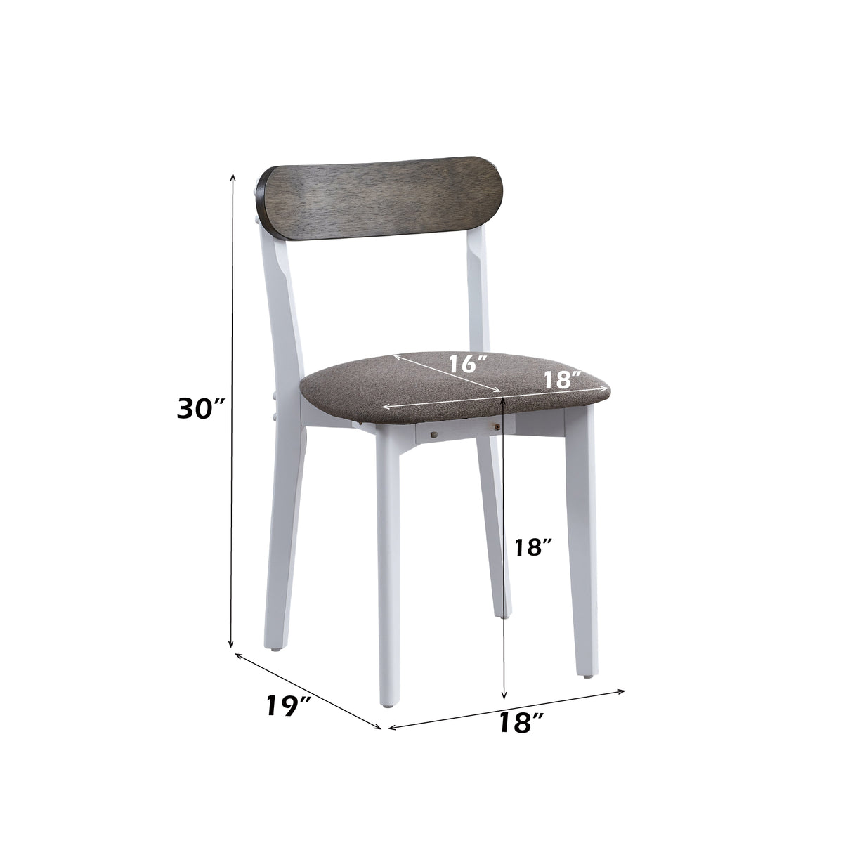 ACME Fidelity 5 Piece Dining Set – view 11 – Lusso Furniture Miami
