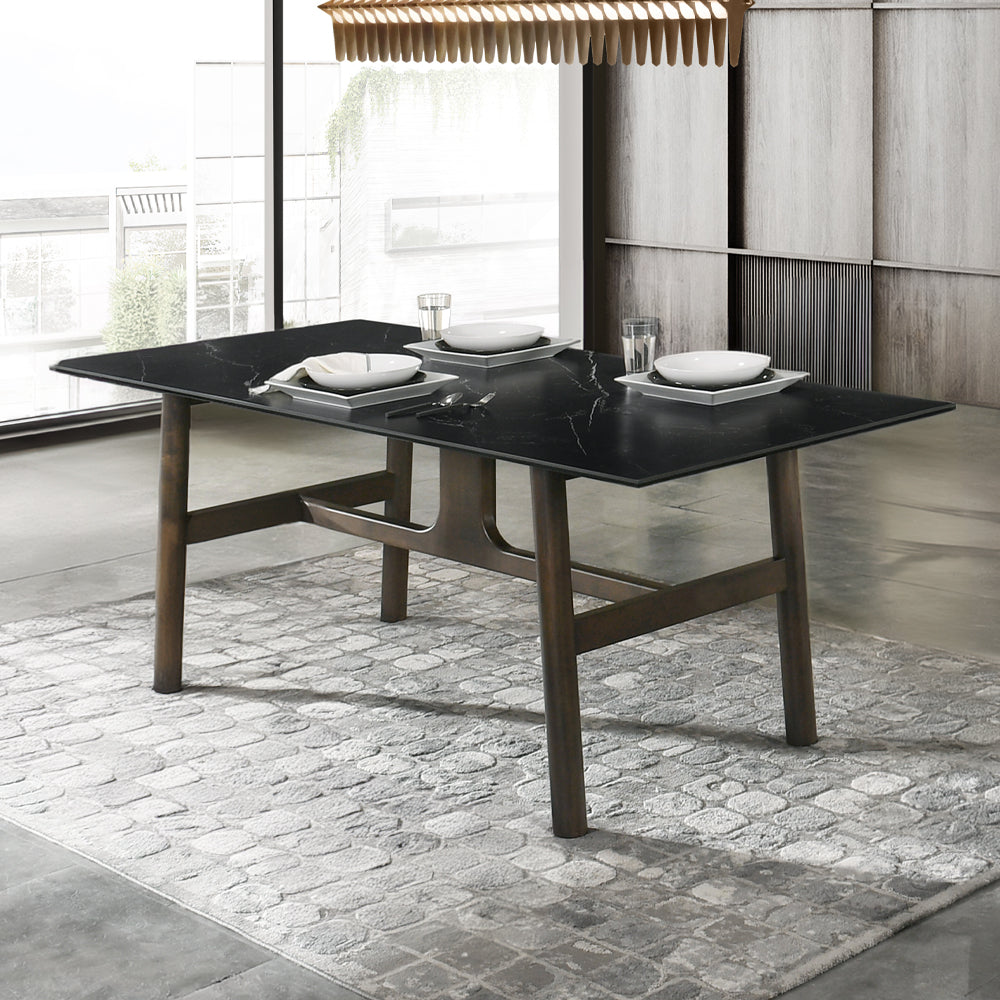 ACME Destin Dining Table – front view – Lusso Furniture Miami