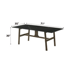 ACME Destin Dining Table – room setting – Lusso Furniture Miami