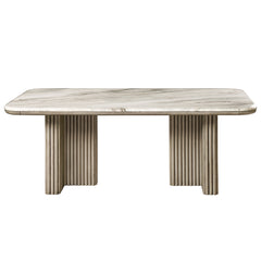 ACME Charity Dining Table – side view – Lusso Furniture Miami