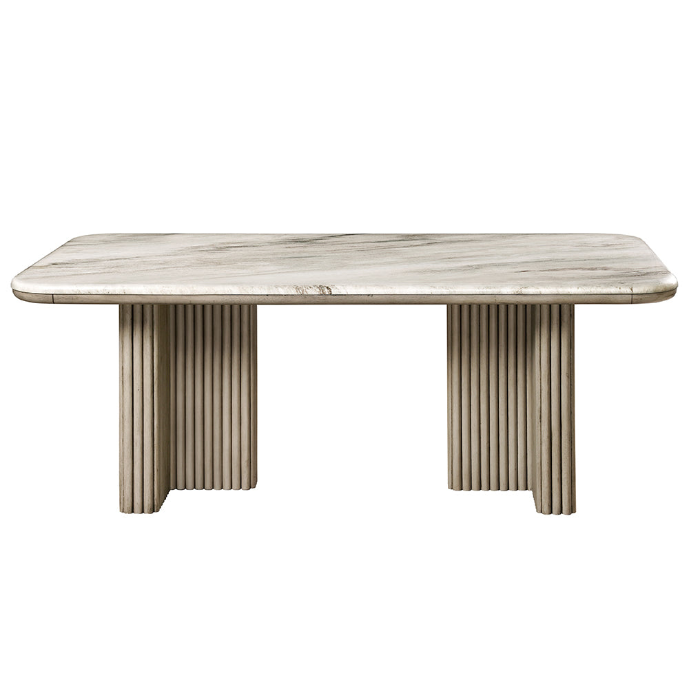 ACME Charity Dining Table – side view – Lusso Furniture Miami
