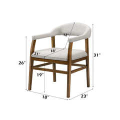ACME Darcy Arm Chair Set of 2 – close-up – Lusso Furniture Miami