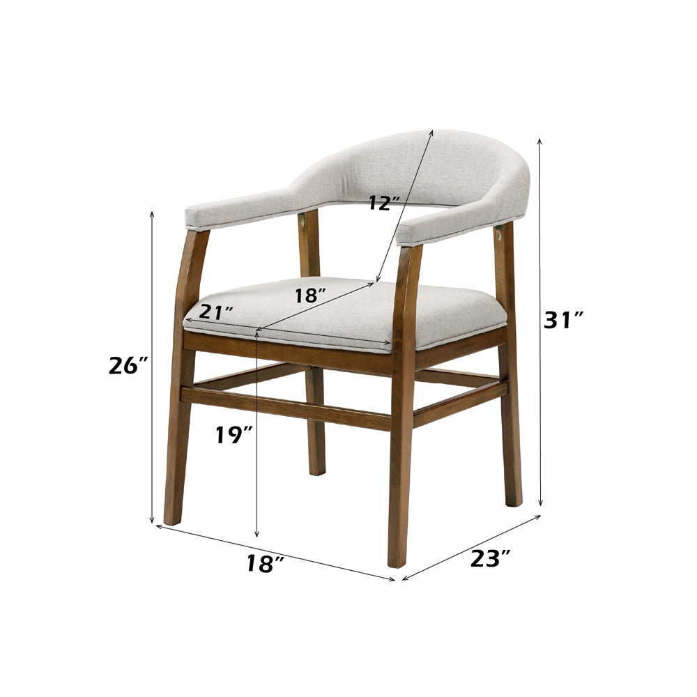 ACME Darcy Arm Chair Set of 2 – close-up – Lusso Furniture Miami