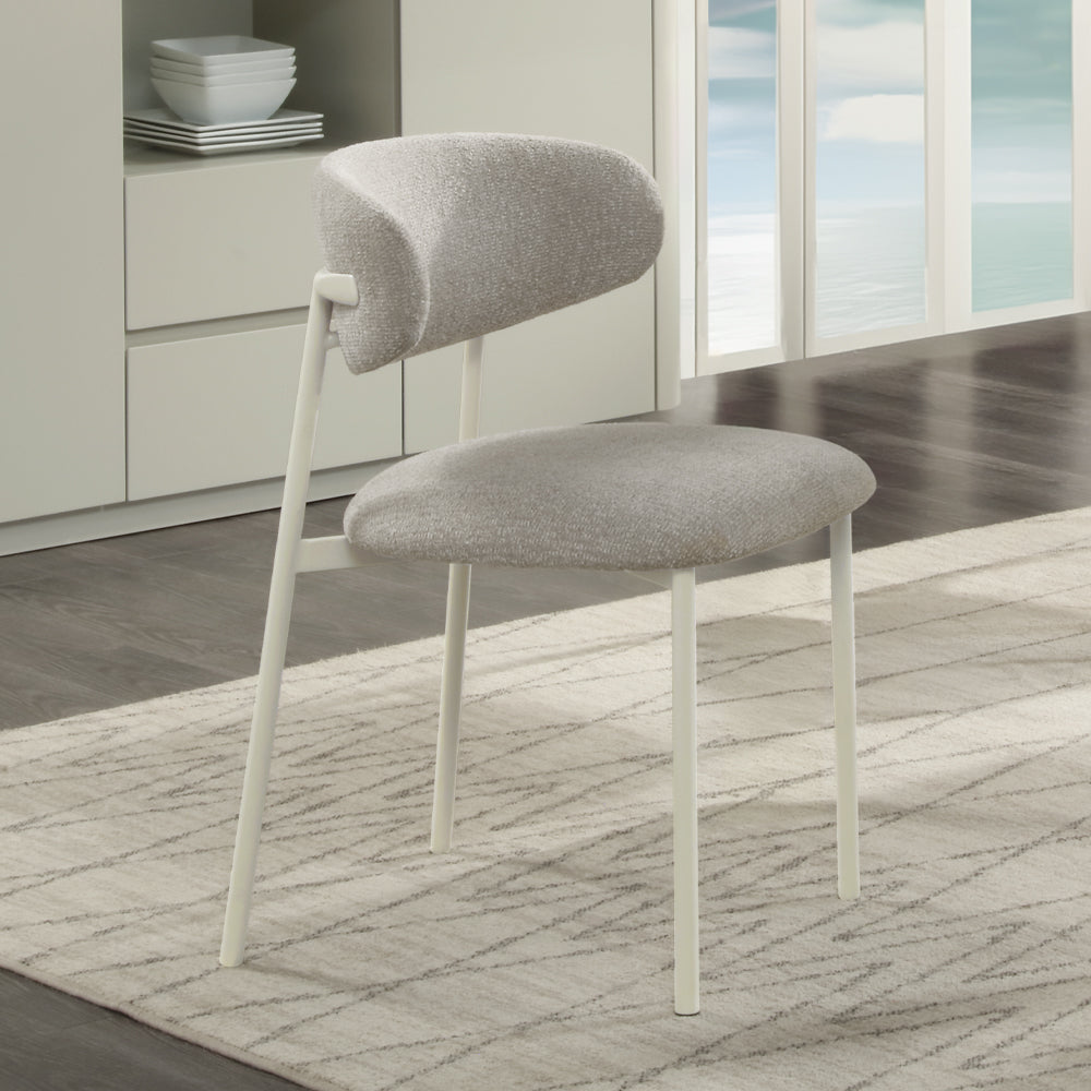 ACME Ingram Side Chair Set of 2 – front view – Lusso Furniture Miami