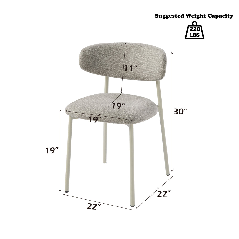 ACME Ingram Side Chair Set of 2 – close-up – Lusso Furniture Miami