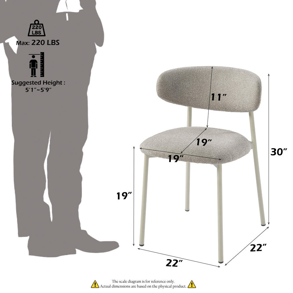 ACME Ingram Side Chair Set of 2 – finish detail – Lusso Furniture Miami