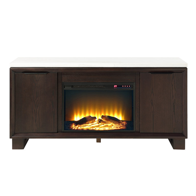 ACME Edwyn Marble Top Fireplace Server-zoom-