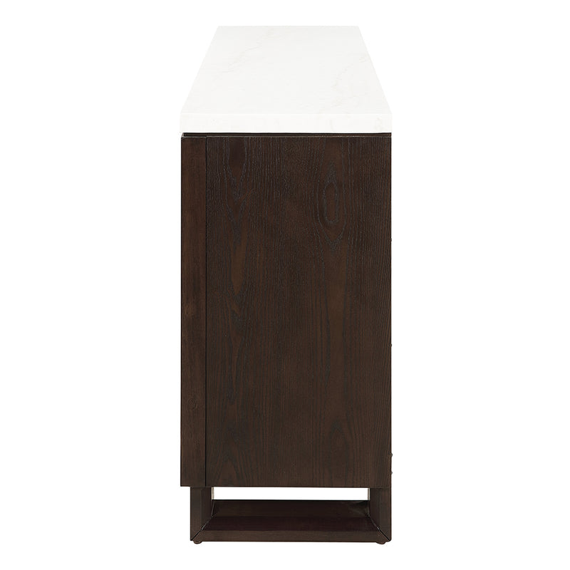 ACME Edwyn Marble Top Fireplace Server-zoom-