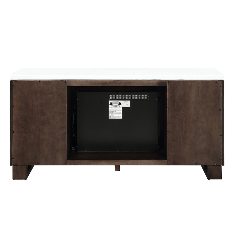 ACME Edwyn Marble Top Fireplace Server-zoom-