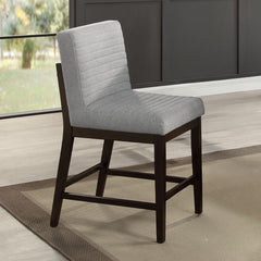 ACME Edwyn Counter Height Chair Set of 2 – front view – Lusso Furniture Miami