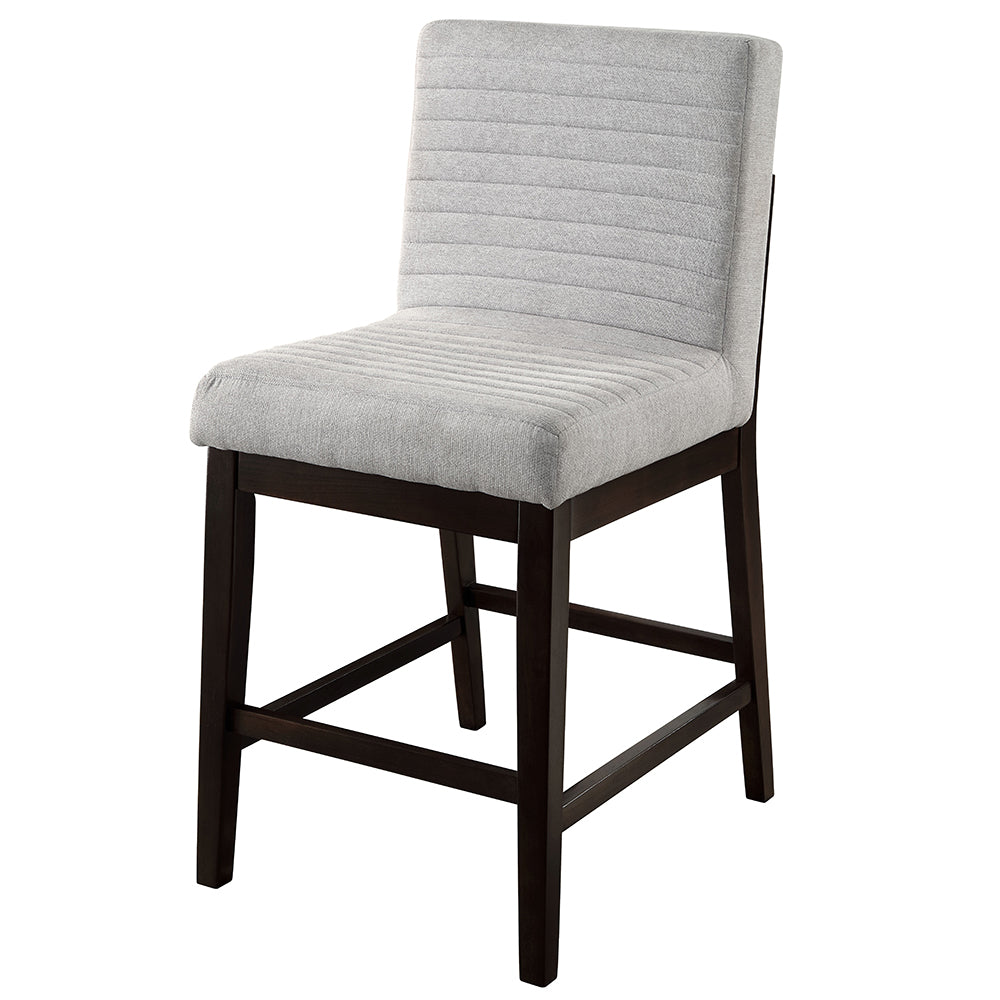 ACME Edwyn Counter Height Chair Set of 2 – angle view – Lusso Furniture Miami