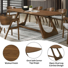 ACME Hoyte Dining Table – back view – Lusso Furniture Miami