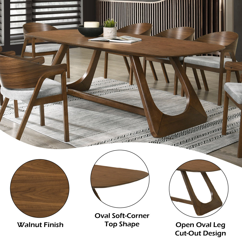 ACME Hoyte Dining Table – back view – Lusso Furniture Miami