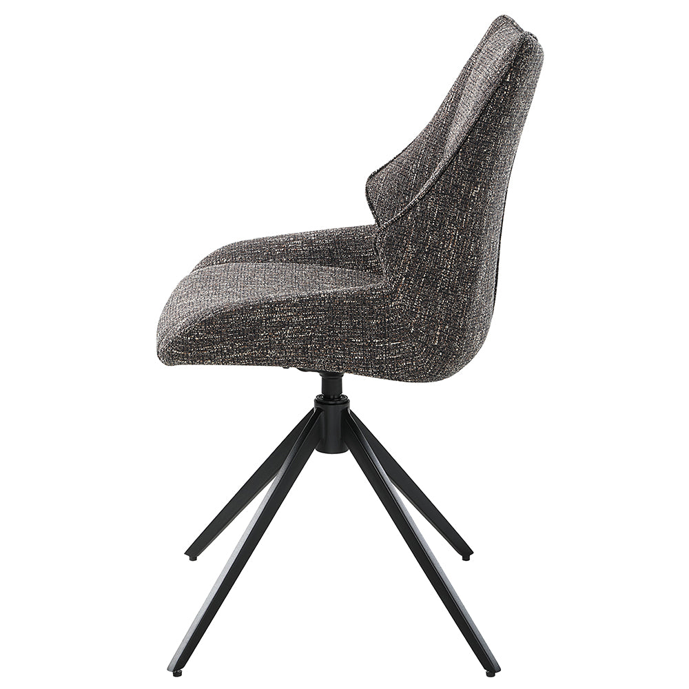 ACME Malika Swivel Side Chair Set of 2 – detail – Lusso Furniture Miami