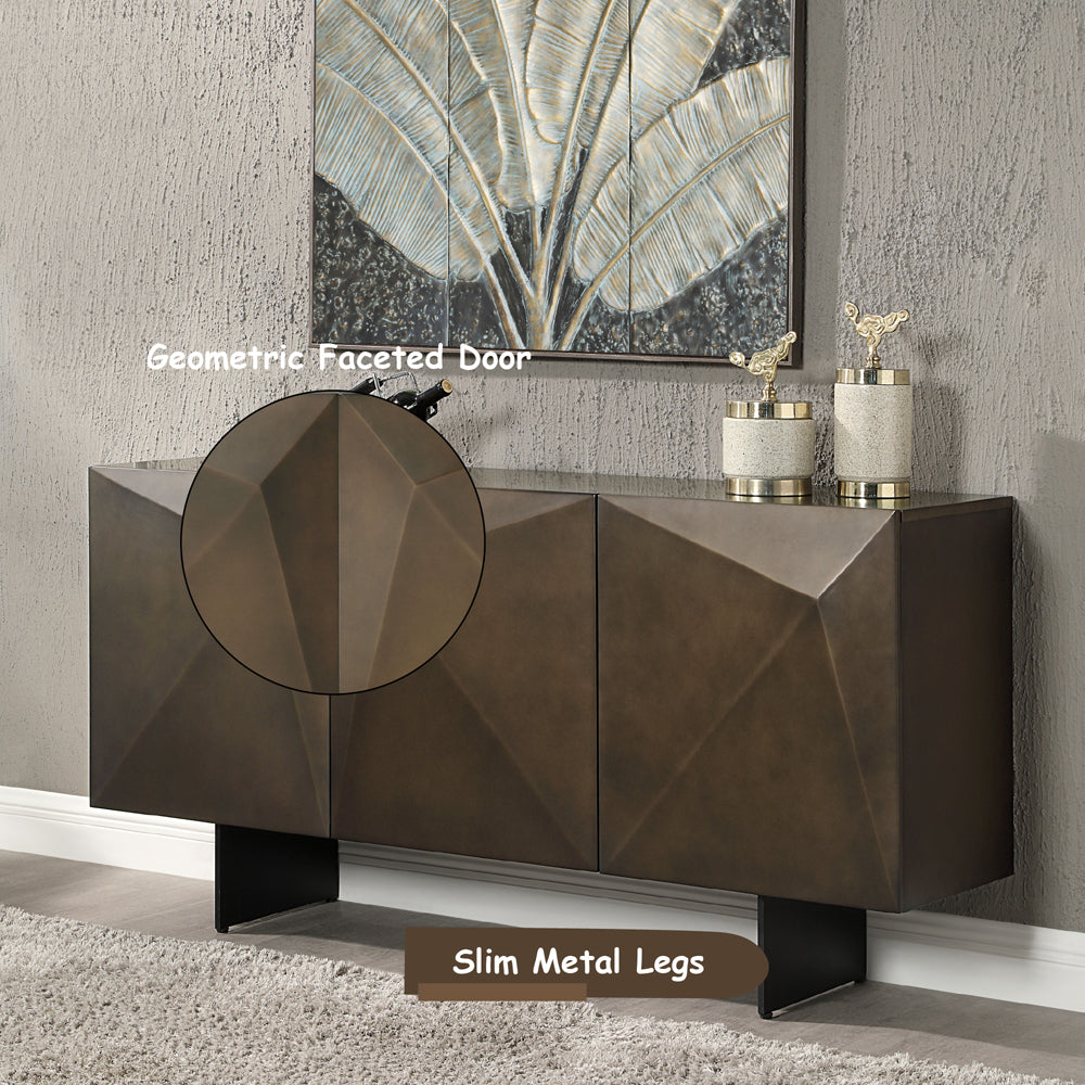 ACME Malika Server – back view – Lusso Furniture Miami