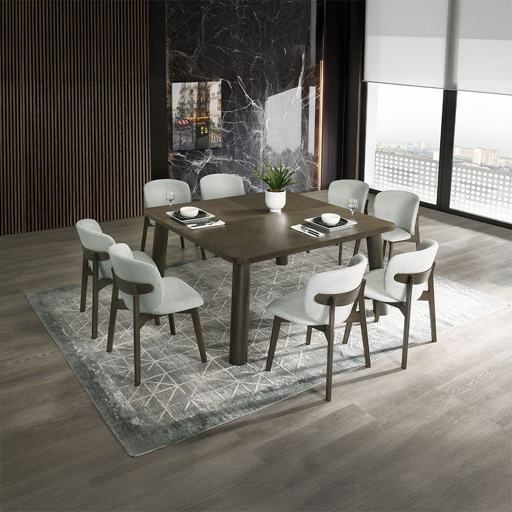 ACME Mallin Side Chair Set of 2 – front view – Lusso Furniture Miami