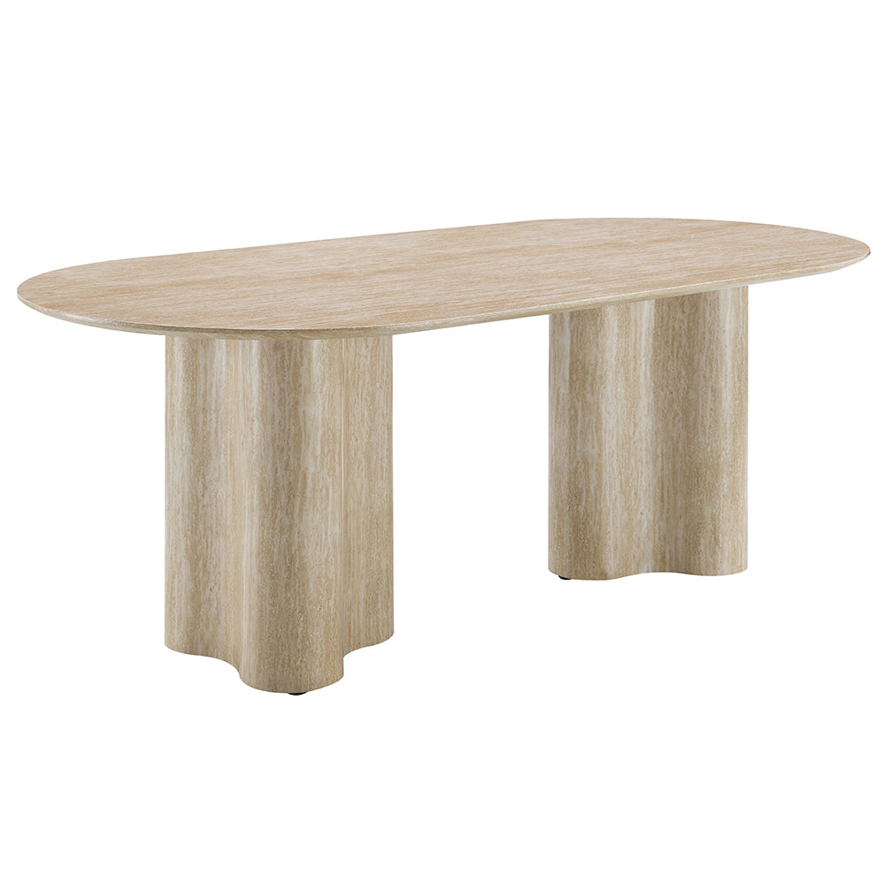 ACME Jirina Dining Table – angle view – Lusso Furniture Miami