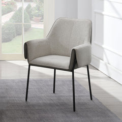 ACME Jirina Arm Chair Set of 2 – front view – Lusso Furniture Miami