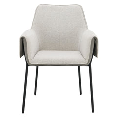 ACME Jirina Arm Chair Set of 2 – side view – Lusso Furniture Miami