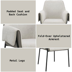 ACME Jirina Arm Chair Set of 2 – alternate view – Lusso Furniture Miami