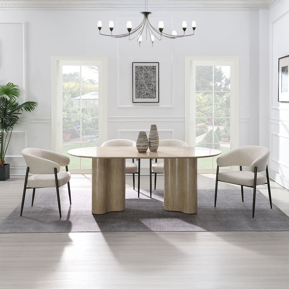 ACME Jirina Arm Chair Set of 2 – view 20 – Lusso Furniture Miami