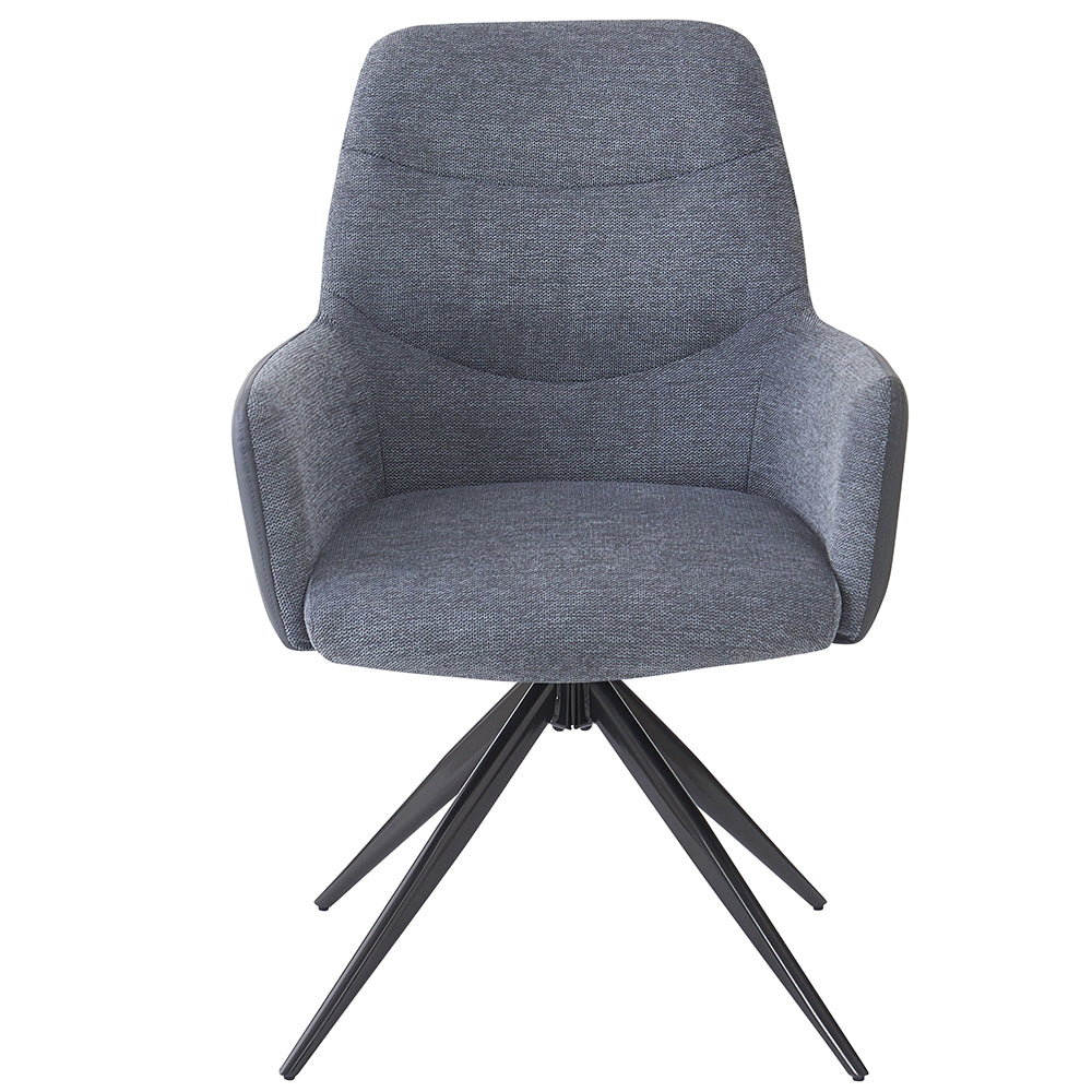 ACME Hester Arm Chair Set of 2 – side view – Lusso Furniture Miami