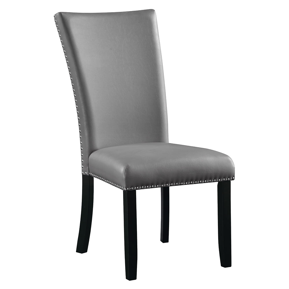 ACME Caralin Side Chair Set of 2 – angle view – Lusso Furniture Miami